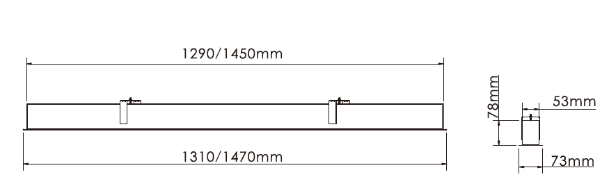 RAY-Y Masszeichnung