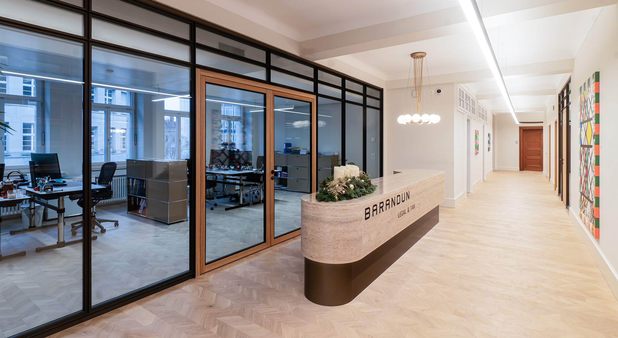 Barandun AG | 8001 Zürich | Bürobeleuchtung Projektbild