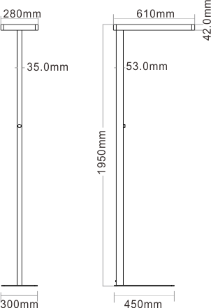 LINI-F Masszeichnung