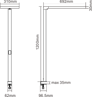 JEEV-T1 Masszeichnung