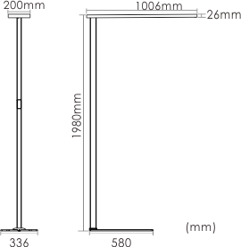 YALE-F Masszeichnung